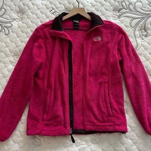 Pink North face jacket